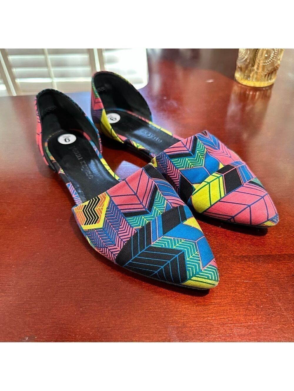 Jenni Kayne Geometric Flats Size 6